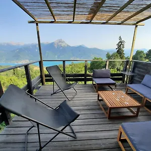 Chalet Bioclimatique Avec Vue Sur Le De Serre Ponçon, Saint-Apollinaire (Hautes-Alpes)